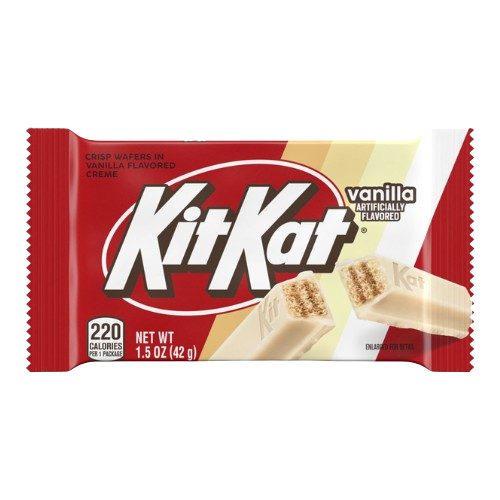 Kit Kat Vanilla 1.5 oz. Bar - Visit www.allcitycandy.com for great candy and delicious treats! 