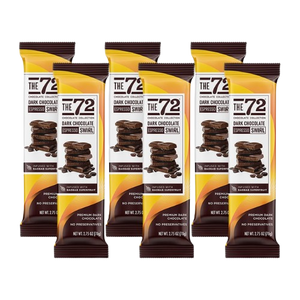 72 Chocolate Dark Chocolate Espresso Swirl 2.75 oz Bar - Visit www.allcitycandy.com for great candy and delicious treats! 