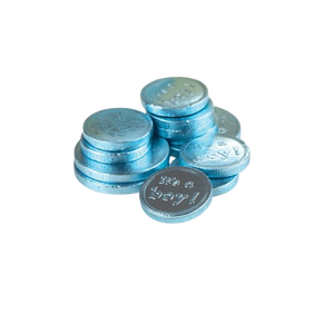 Gerrit's It's a Boy Milk Chocolate Coins 1 lb. Bulk Bag - Visit www.allcitycandy.com for great candy and delicious treats! 