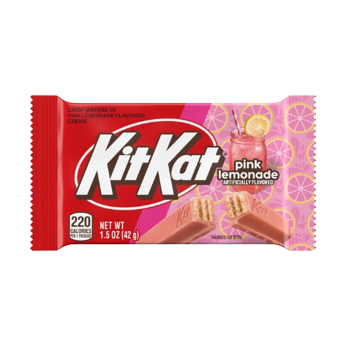 Kit Kat Limited Edition Pink Lemonade 1.5 oz. Bar  - Visit www.allcitycandy.com for delicious candy and great service! 