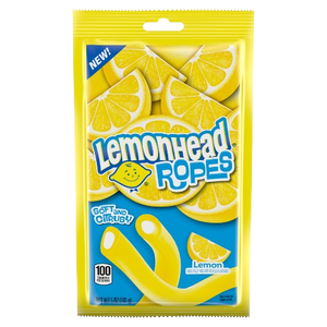 Lemonhead Ropes 5 oz. Bag - Visit www.allcitycandy.com for great candy and delicious treats! 