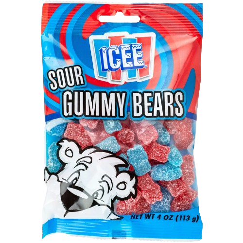 ICEE Sour Gummy Bears 4 oz. Bag - All City Candy