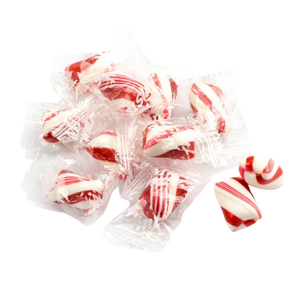 Atkinson's Red & White Natural Twists 2 lb. Bulk Bag - Visit www.allcitycandy.com for great candy and delicious treats.