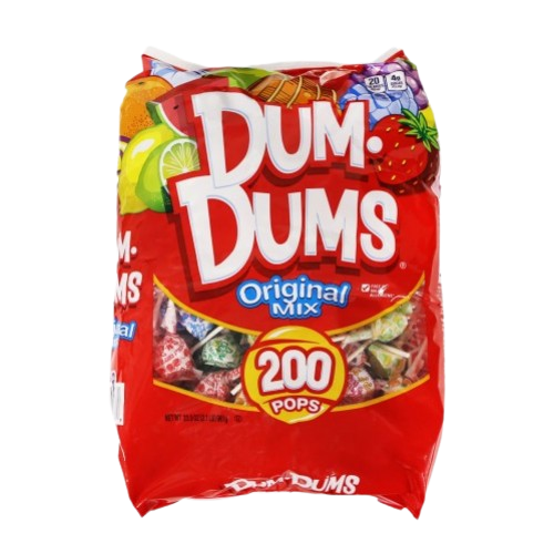 Dum Dum Original 200 Count Lollipop 33.9 oz. Bag - Visit www.allcitycandy.com for great candy and delicious treats!