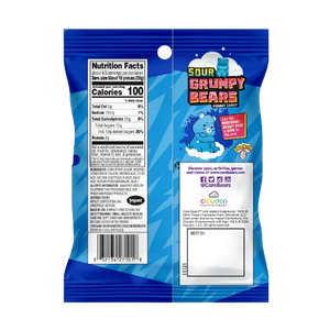 Warheads Care Bears Sour Grumpy Bears 4.5 oz. Bag - Visit www.allcitycandy.com for great candy and delicious treats!