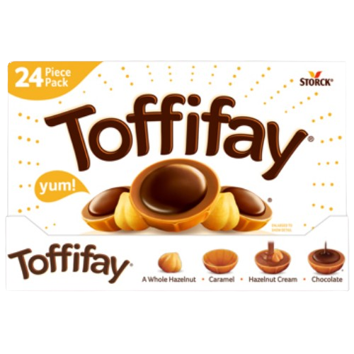 Storck Toffifay 24 Piece Pack 7.05 oz. Box - Visit www.allctycandy.com for great service and delicious treats! 