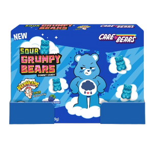 Warheads Care Bears Sour Grumpy Bears 3.5 oz. Theater Box - Visit www.allcitycandy.com for great candy and delicious treats! 