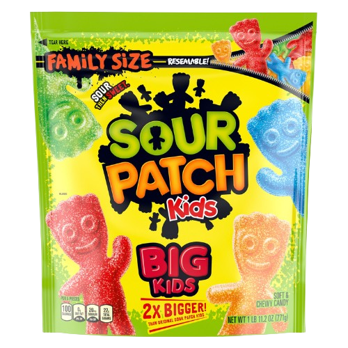 Sour Patch Kids Big Kids 1.7 lb. Bag - For great service and delicious candy visit www.allcitycandy.com.