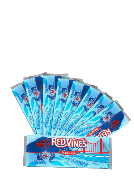 All City Candy Red Vines Original Red Licorice Twists - 5-oz. Pack Licorice American Licorice Company For fresh candy and great service, visit www.allcitycandy.com