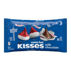 Hershey's Milk Chocolate Santa Hat Kisses 10.1 oz. Bag - Visit www.allcitycandy.com for great candy and delicious treats! 