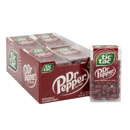 Tic Tac Dr. Pepper Flavored Mints 1.7 oz. Pack - Visit www.allcitycandy.com for great candy and delicious treats! 