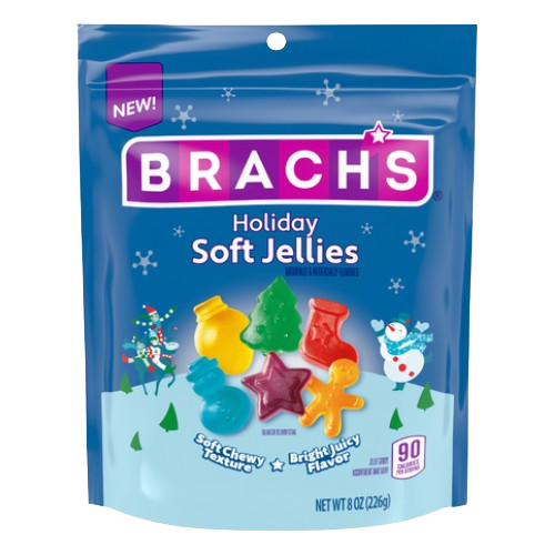 Brach's Holiday Soft Jellies 8 oz. Bag -  Visit www.allcitycandy.com for great candy and delicious treats!