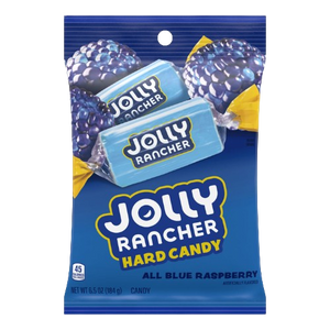 Jolly Rancher Hard Candy All Blue Raspberry 6.5 oz. Bag - Visit www.allcitycandy.com for great candy and delicious treats! 