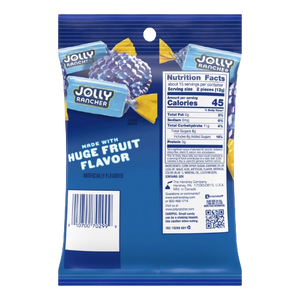 Jolly Rancher Hard Candy All Blue Raspberry 6.5 oz. Bag - Visit www.allcitycandy.com for great candy and delicious treats! 