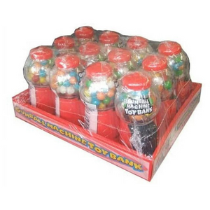 All City Candy Carousel Plastic Gumball Machine Toy Bank 1.4 oz. Novelty Ford Gum & Machine Company For fresh candy and great service, visit www.allcitycandy.com