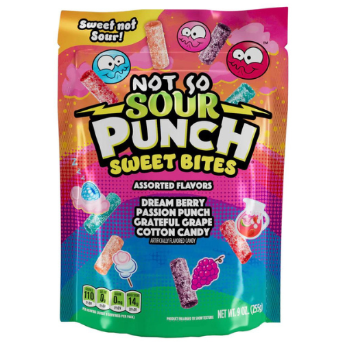 All City Candy Sour Punch Not So Sour Bites - 5-oz. Bag  American Licorice Company For fresh candy and great service, visit www.allcitycandy.com