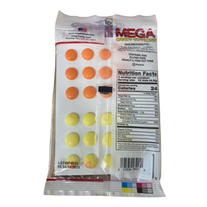 Candy Mega Button 0.75 oz. Peg Bag visit www.allcitycandy.com for fresh and delicious sweet candy treats