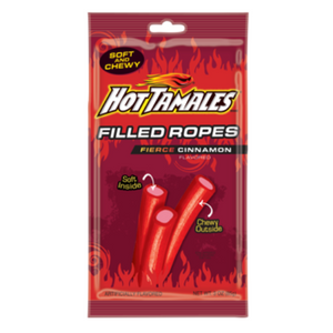 Hot Tamales Filled Licorice Ropes 3 oz. Bag - For fresh candy and great service, visit www.allcitycandy.com
