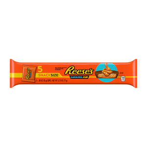 Reese's Caramel Cup Snack Size 5 Count 2.75 oz. Bag - Visit www.allcitycandy.com for great candy, service and delicious treats!