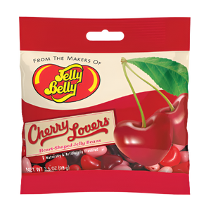 Jelly Belly Cherry Lovers Heart Shaped Beans 3.5 oz. Bag - Visit www.allcitycandy.com for great candy, service and delicious treats!