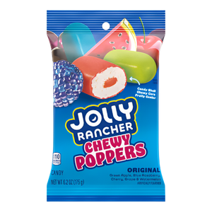 Jolly Rancher Chewy Poppers 6.2 oz. Bag - Visit www.allcitycandy.com for great candy, service and delicious treats!