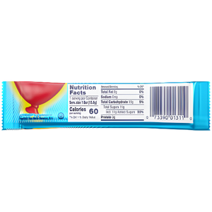 Airheads Sour Blue Blast 0.55 oz. Bar - Visit www.allcitycandy.com for great candy, service and delicious treats!