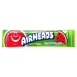 Airheads Sour Watermelon Punch 0.55 oz. Bar - Visit www.allcitycandy.com for great candy, service and delicious treats!