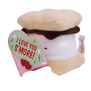 S'more Valentine's Plush with Gummy 1 oz. Box - Visit www.allcitycandy.com for great candy, service and delicious treats!