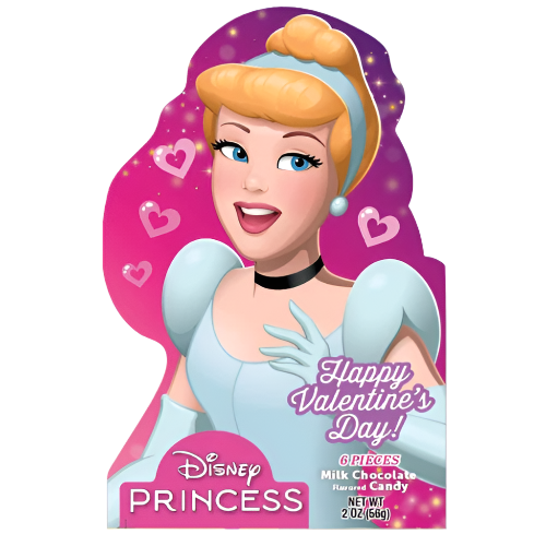 Disney Princess Assorted Valentine's 2 oz. Box - Visit www.allcitycandy.com for great candy and delicious treats!