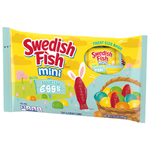 Swedish Fish Mini Easter Assorted Eggs Treat Size 7.93 oz. Bag - Visit www.allcitycandy.com for great candy and delicious treats!