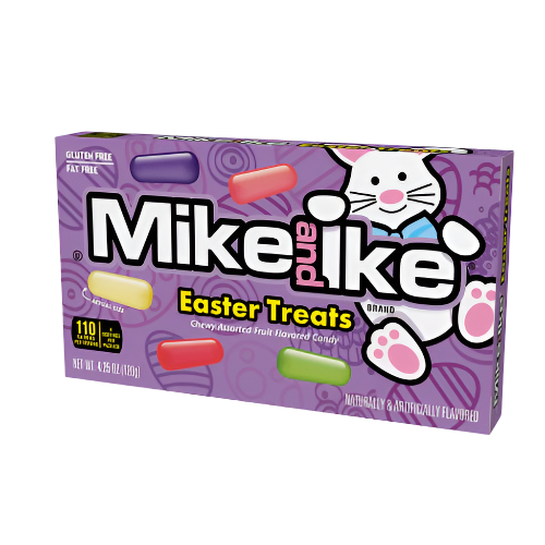 Mike and Ike Easter Treats Theater Box 4.25 oz. - Visit www.allcitycandy.com for great candy and delicious treats!