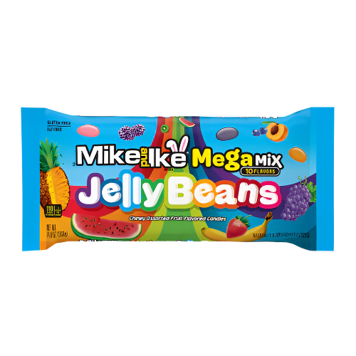 Mike and Ike Mega Mix Jelly Beans 14 oz. Bag - All City Candy