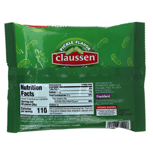 Frankford Claussan Pickle Jelly Beans 4 oz. Bag - Visit www.allcitycandy.com for great candy and delicious treats!