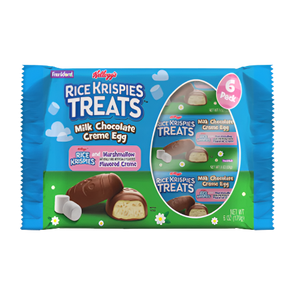 Frankford Kellogg's Rice Krispies Treats Creme Egg 6 count 6.6 oz. - Visit www.allcitycandy.com for great candy and delicious treats!