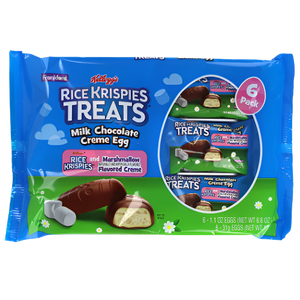 Frankford Kellogg's Rice Krispies Treats Creme Egg 6 count 6.6 oz. - Visit www.allcitycandy.com for great candy and delicious treats!