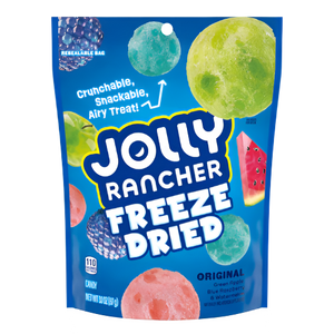 Jolly Rancher Freeze Dried Original Flavors 3.1 oz. Bag - Visit www.allcitycandy.com for great candy and delicious treats!