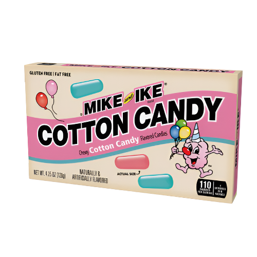 Mike and Ike Cotton Candy 4.25 oz. Theater Box