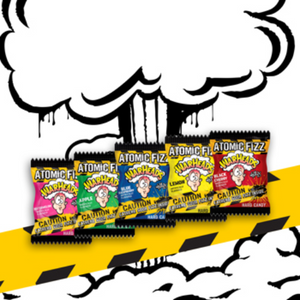 Warhead Atomic Fizz 1.48 oz. Canister - Visit www.allcitycandy.com for great candy and delicious treats!