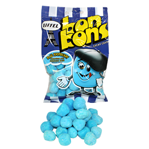 Eiffel Bonbons Chewy Candy Blue Raspberry 4 oz. Bag - Visit www.allcitycandy.com for great candy and delicious treats!