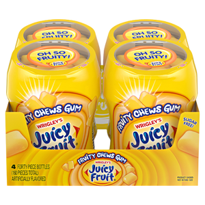 Juicy Fruit Chews Original 40 pc. Bottle - Visit www.allcitycandy.com for great candy and delicious treats!