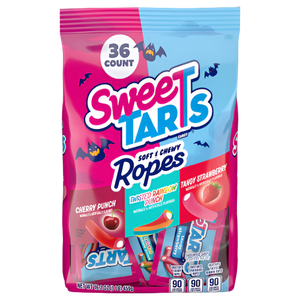 Sweetarts Ropes Halloween 36 count Fun Size 16.2 oz. Bag - Visit www.allcitycandy.com for great candy and delicious treats!