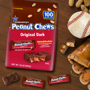 Goldenberg's Peanut Chews 100 count 32 oz. Bag - Visit www.allcitycandy.com for great candy and delicious treats!
