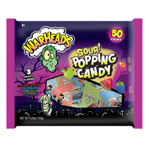 Warheads Halloween Popping Candy 50 Count 5.29 oz. Bag - Visit www.allcitycandy.com for great candy and delicious treats!