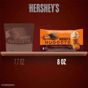 Hershey's Pumpkin Spice Latte Nuggets 8 oz. Bag - Visit www.allcitycandy.com for great candy and delicious treats!