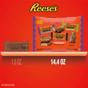 Reese's Halloween Assorted Snack Size Shapes 14.4 oz. Bag - Visit www.allcitycandy.com for great candy and delicious treats!