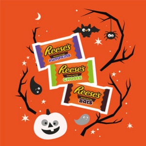 Reese's Halloween Assorted Snack Size Shapes 14.4 oz. Bag - Visit www.allcitycandy.com for great candy and delicious treats!