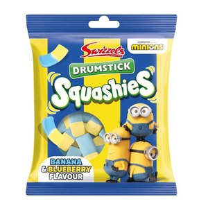 Swizzels Squashies Banana and Blueberry Despicable Me 4 120g Bag
