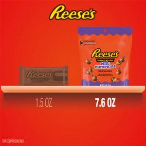 Reese's Unwrapped Mini PB Pumpkins 7.6 oz. Bag - Visit www.allcitycandy.com for great candy and delicious treats!