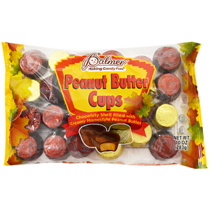 Palmer Autumn Peanut Butter Cups 10 oz. Bag - Visit www.allcitycandy.com for great candy and delicious treats!