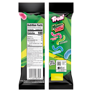 Trolli Mountain Dew Sour Brite Crawlers 6.3 oz. Bag - Visit www.allcitycandy.com for great candy and delicious treats!